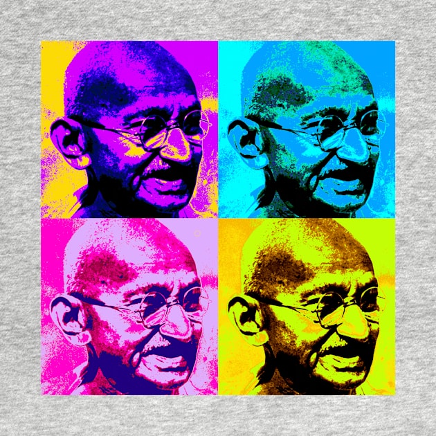 Mahatma Gandhi Pop Art Design by Naves